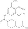 1-[[(3,4,5-Trimethoxyphenyl)amino]carbonyl]-4-piperidineacetic acid