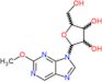 2-methoxy-9-pentofuranosyl-9H-purine