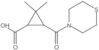 2,2-Dimethyl-3-(4-thiomorpholinylcarbonyl)cyclopropanecarboxylic acid