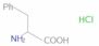 Phenylalanine, hydrochloride (1:1)