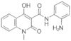 ACIDO 4-IDROSSI-1-METIL-2-OSSO-1,2-DIIDRO-CHINOLINA-3-CARBOSSILICO (2-AMINO-FENIL)-AMMIDE