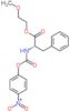 2-methoxyethyl N-[(4-nitrophenoxy)carbonyl]-L-phenylalaninate
