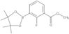 Benzoic acid, 2-fluoro-3-(4,4,5,5-tetramethyl-1,3,2-dioxaborolan-2-yl)-, methyl ester