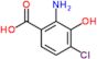 2-amino-4-chloro-3-hydroxybenzoic acid