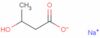 3-hydroxybutyric acid, sodium salt