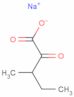 3-methyl-2-oxopentanoic acid, sodium salt