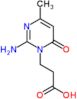 3-(2-amino-4-methyl-6-oxopyrimidin-1(6H)-yl)propanoic acid