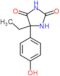 5-ethyl-5-(4-hydroxyphenyl)imidazolidine-2,4-dione