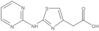 2-(2-Pyrimidinylamino)-4-thiazoleacetic acid