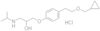 1-(isopropylamino)-3-[4-[2-(cyclopropylmethoxy)ethyl]phenoxy]propan-2-ol hydrochloride