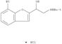 2-Benzofuranmethanol, a-[[(1,1-dimethylethyl)amino]methyl]-7-ethyl-,hydrochloride (1:1)