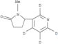 2-Pyrrolidinone,1-methyl-5-(3-pyridinyl-2,4,5,6-d4)- (9CI)