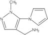 1-Methyl-5-(1H-pyrrol-1-yl)-1H-pyrazole-4-methanamine