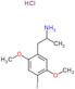 1-(4-iodo-2,5-dimethoxyphenyl)propan-2-amine hydrochloride (1:1)