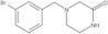 4-[(3-Bromophenyl)methyl]-2-piperazinone