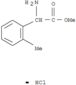 Benzeneacetic acid, a-amino-2-methyl-, methyl ester,hydrochloride (1:1)