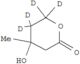 2H-Pyran-2-one-5,6-d2, tetrahydro-5,6-d2-4-hydroxy-4-methyl-