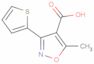 5-Methyl-3-(2-thienyl)-4-isoxazolecarboxylic acid