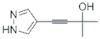 3-Butyn-2-ol, 2-methyl-4-(1H-pyrazol-4-yl)- (9CI)