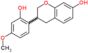 3,4-Dihydro-3-(2-hydroxy-4-methoxyphenyl)-2H-1-benzopyran-7-ol