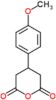 4-(4-methoxyphenyl)dihydro-2H-pyran-2,6(3H)-dione