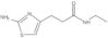 2-Amino-N-ethyl-4-thiazolepropanamide