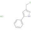 1H-Pyrazole, 3-(chloromethyl)-5-phenyl-, monohydrochloride