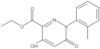 Ethyl 1,6-dihydro-4-hydroxy-1-(2-methylphenyl)-6-oxo-3-pyridazinecarboxylate
