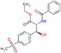 ethyl (2R,3S)-2-benzamido-3-hydroxy-3-(4-methylsulfonylphenyl)propanoate