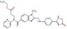 Ethyl N-{[1-methyl-2-({[4-(5-oxo-2,5-dihydro-1,2,4-oxadiazol-3-yl)phenyl]amino}methyl)-1H-benzimidazol-5-yl]carbonyl}-N-2-pyridinyl-β-alaninate