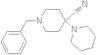 1'-(phenylmethyl)-[1,4'-bipiperidine]-4'-carbonitrile