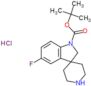 Spiro[3H-indole-3,4′-piperidine]-1(2H)-carboxylic acid, 5-fluoro-, 1,1-dimethylethyl ester, hydroc…