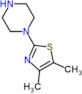 1-(4,5-dimethyl-1,3-thiazol-2-yl)piperazine