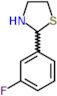 2-(3-fluorophenyl)-1,3-thiazolidine
