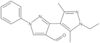 1′-Ethyl-3′,5′-dimethyl-1-phenyl[3,4′-bi-1H-pyrazole]-4-carboxaldehyde