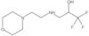 1,1,1-Trifluoro-3-[[2-(4-morpholinyl)ethyl]amino]-2-propanol