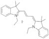 1,1'-diethyl-3,3,3',3'-tetramethylindo-carbocyanine iodide