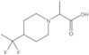 4-(1,1-Difluoroethyl)-α-methyl-1-piperidineacetic acid