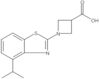 1-[4-(1-Metiletil)-2-benzotiazolil]-3-azetidinocarboxílico ácido