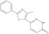 6-(4-Methyl-2-phenyl-5-thiazolyl)-3(2H)-pyridazinone