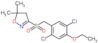 3-[(2,5-dichloro-4-ethoxy-phenyl)methylsulfonyl]-5,5-dimethyl-4H-isoxazole