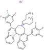 4,4-dibutyl-2,6-bis(3,4,5-trifluorophenyl)-4,5-dihydro-3H-dinaphtho[2,1-c:1',2'-e]azepinium bromide