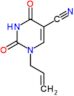 2,4-dioxo-1-prop-2-en-1-yl-1,2,3,4-tetrahydropyrimidine-5-carbonitrile