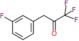 1,1,1-trifluoro-3-(3-fluorophenyl)propan-2-one