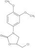 5-(Chloromethyl)-3-(3,4-dimethoxyphenyl)-2-oxazolidinone