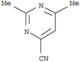 4-Pyrimidinecarbonitrile,2,6-dimethyl-