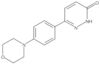 3(2H)-Pyridazinone, 6-[4-(4-morpholinyl)phenyl]-