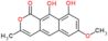 9,10-dihydroxy-7-methoxy-3-methyl-1H-benzo[g]isochromen-1-one