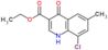 ethyl 8-chloro-6-methyl-4-oxo-1,4-dihydroquinoline-3-carboxylate