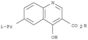 3-Quinolinecarboxylicacid, 4-hydroxy-6-(1-methylethyl)-